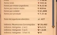 Conta Albion 850m de fama