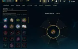 Conta Mestre com 27 Champs e 21 Fragmentos de skins