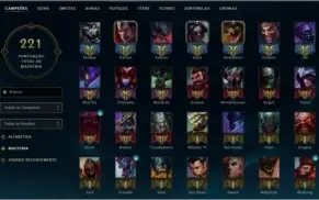 Conta de LOL D4 - S7 - 91 Champions - 115 Skins