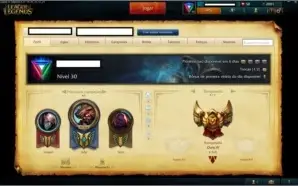 Conta League of Legends OURO 4