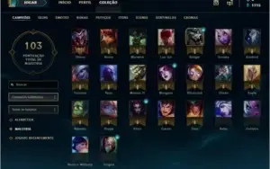 CONTA LVL 33 - 23 CHAMPS - 4 SKINS - B1