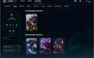 CONTA LVL 33 - 23 CHAMPS - 4 SKINS - B1