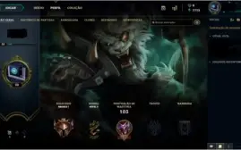 CONTA LVL 33 - 23 CHAMPS - 4 SKINS - B1