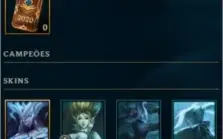 Conta PLATINA4 SMURF 14K BE