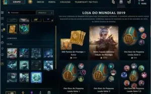 conta league of legends platina
