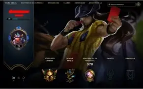 Conta de lol Gold IV