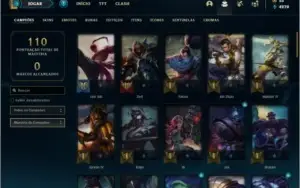 Conta prata 1 com 69 Champs e 28 Skins