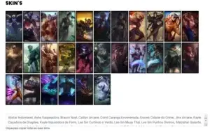 Conta prata 1 com 69 Champs e 28 Skins