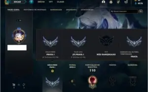Conta prata 1 com 69 Champs e 28 Skins