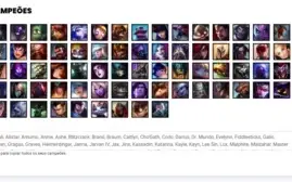 Conta prata 1 com 69 Champs e 28 Skins