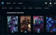 CONTA LEAGUE OF LEGENDS DIAMANTE 4 PREÇO ÚNICO *ACESSO TOTAL