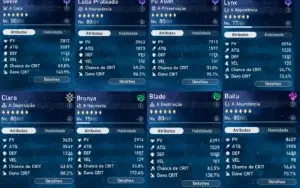 Conta STAR RAIL  com 9 PERSONAGENS 5*fu xuan/lynx/seele/wolf