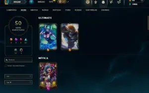 Unranked com 85 Champs e 50 Skins ( JG / ADC )