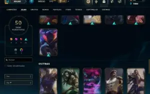 Unranked com 85 Champs e 50 Skins ( JG / ADC )