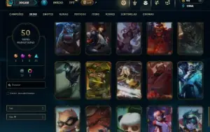Unranked com 85 Champs e 50 Skins ( JG / ADC )