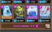 Lvl 8 - Arena 9 - Bandida + Golem + Três mosqueteiras