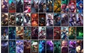 Conta Platina 4 com 157 Champs e 163 Skins + 6 Vitoriosas