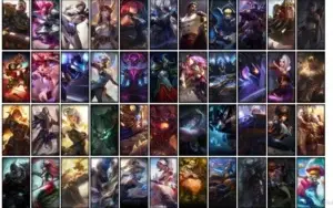 Conta Platina 4 com 157 Champs e 163 Skins + 6 Vitoriosas