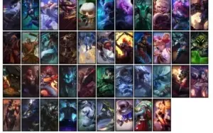 Conta Platina 4 com 157 Champs e 163 Skins + 6 Vitoriosas