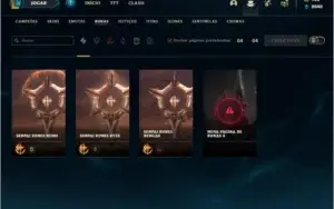 Conta platina 4 com 38 champs e 6 skins ( MAIN TOP / MID )
