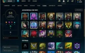 Conta platina 4 com 38 champs e 6 skins ( MAIN TOP / MID )