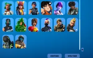 Fortnite 96 skin + acesso ao email e troca de email liberada