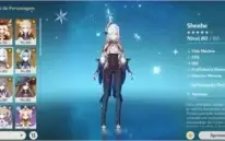 Conata Genshin (Serve NA) - AR 58, com 9 personagens 5* e ++