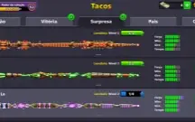 Conta 8ball pool levei 144  12 tacos lendário