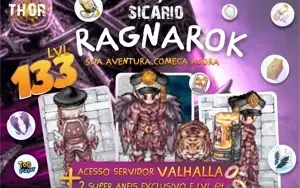 CONTA ULTRA RARA RAGNAROK THOR - Ragnarok Online