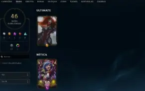 Conta League of Legends Full Acesso - 127 Champs e 46 Skins
