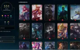 Conta do league of legends, Valorant e Mobile com skins