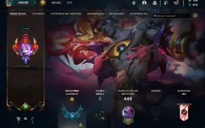 Conta do league of legends, Valorant e Mobile com skins
