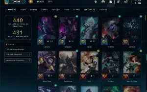 Conta do league of legends, Valorant e Mobile com skins