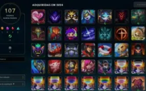 conta mono viktor only maestria todas as skins master 3 anos