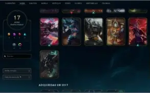 Conta LeagueOfLegends 62Champs+17Skins