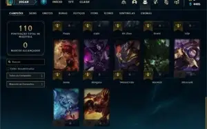 Conta Prata 4 com 32 Champs e 12 Skins (2 Ultimates)