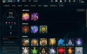 Conta Prata 4 com 32 Champs e 12 Skins (2 Ultimates)