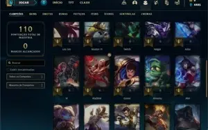 Conta Prata 4 com 32 Champs e 12 Skins (2 Ultimates)
