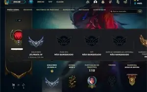 Conta Prata 4 com 32 Champs e 12 Skins (2 Ultimates)