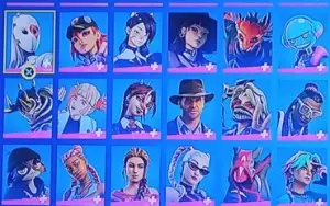 Conta fortnite com varias skins