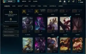 Conta platina 4 com 30 champs e 2 skins SEM EMAIL VERIFICADO