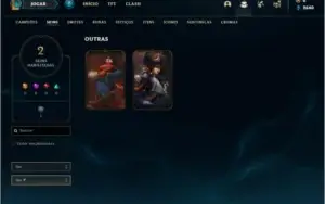 Conta platina 4 com 30 champs e 2 skins SEM EMAIL VERIFICADO