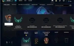 Conta Platina 4 (FLEX) com 50 Champs e 26 Skins