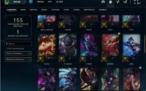 Conta Platina 4 (FLEX) com 50 Champs e 26 Skins