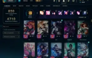 Lvl 1098 | 792 skins | 494 ícones | 430 Emotes