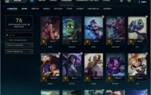 Conta de LOL DIAMANTE 4 MMR ALTO