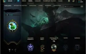 Conta de LOL DIAMANTE 4 MMR ALTO