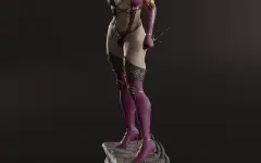 Mileena mortal kombat stl 3d