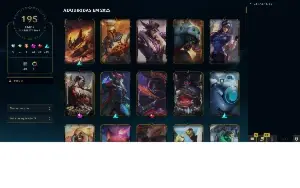 Conta League Of Legends, Lvl 492, Platina Iv, 195 Skins, 234