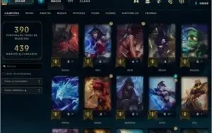 Conta League of Legends com EA para troca de nome